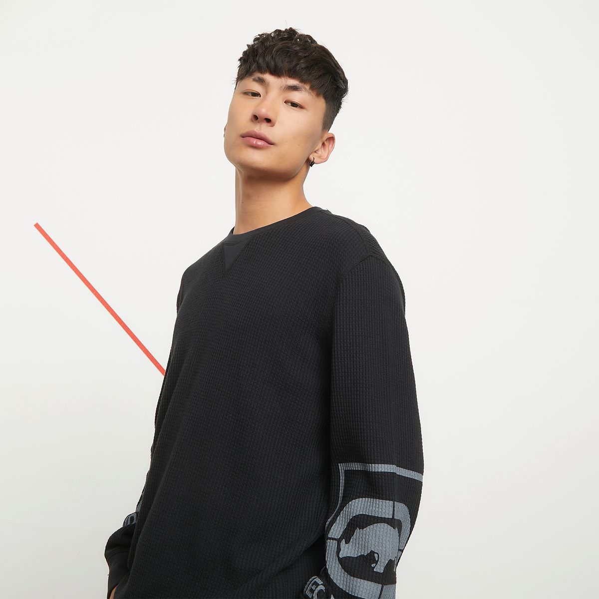 ECKO - Sweater Manga Larga Relax Hombre Ecko