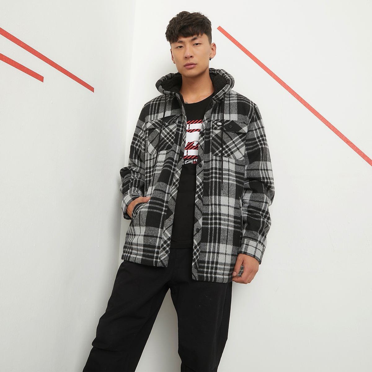 ECKO - Chaqueta Oversize Hombre Ecko