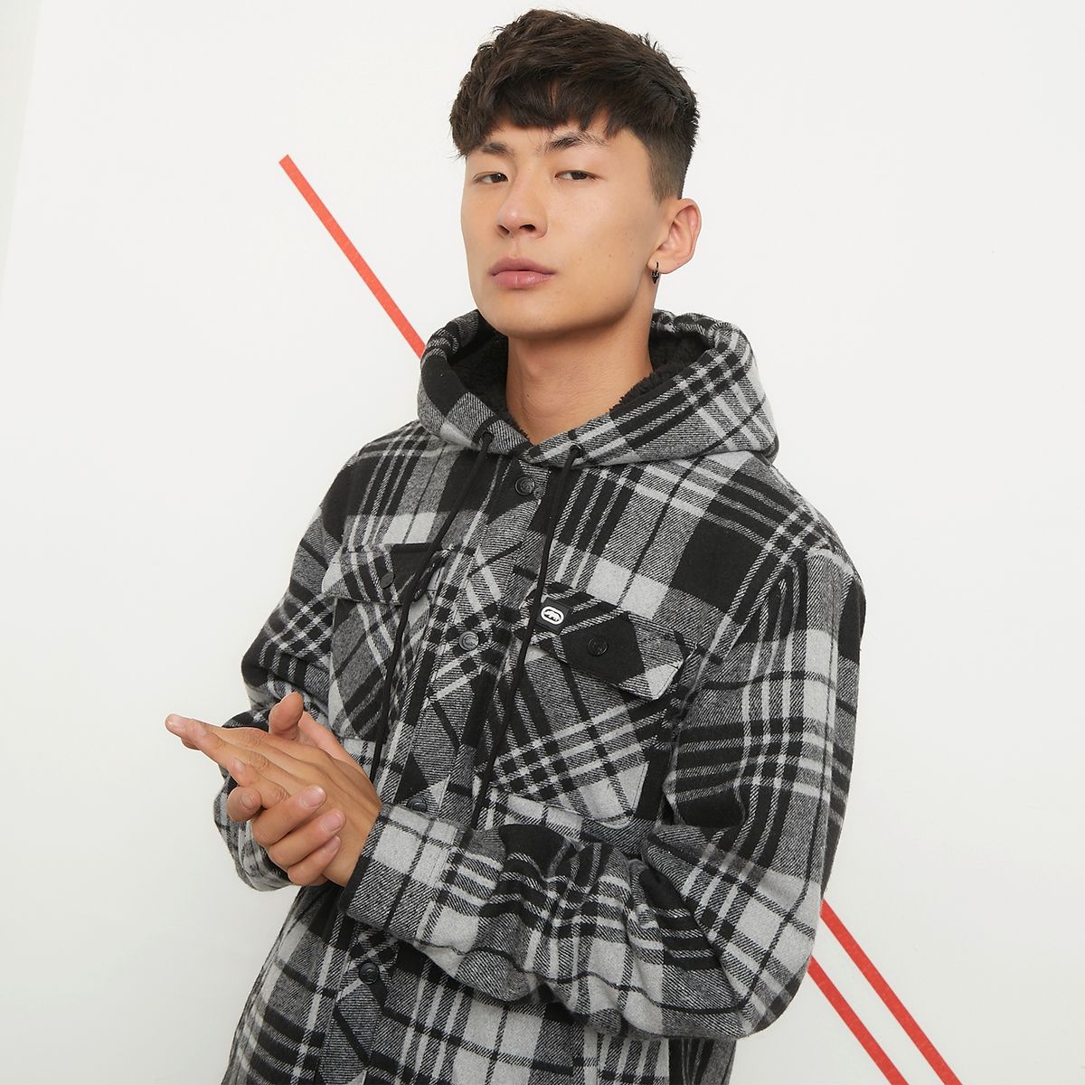 ECKO - Chaqueta Oversize Hombre Ecko