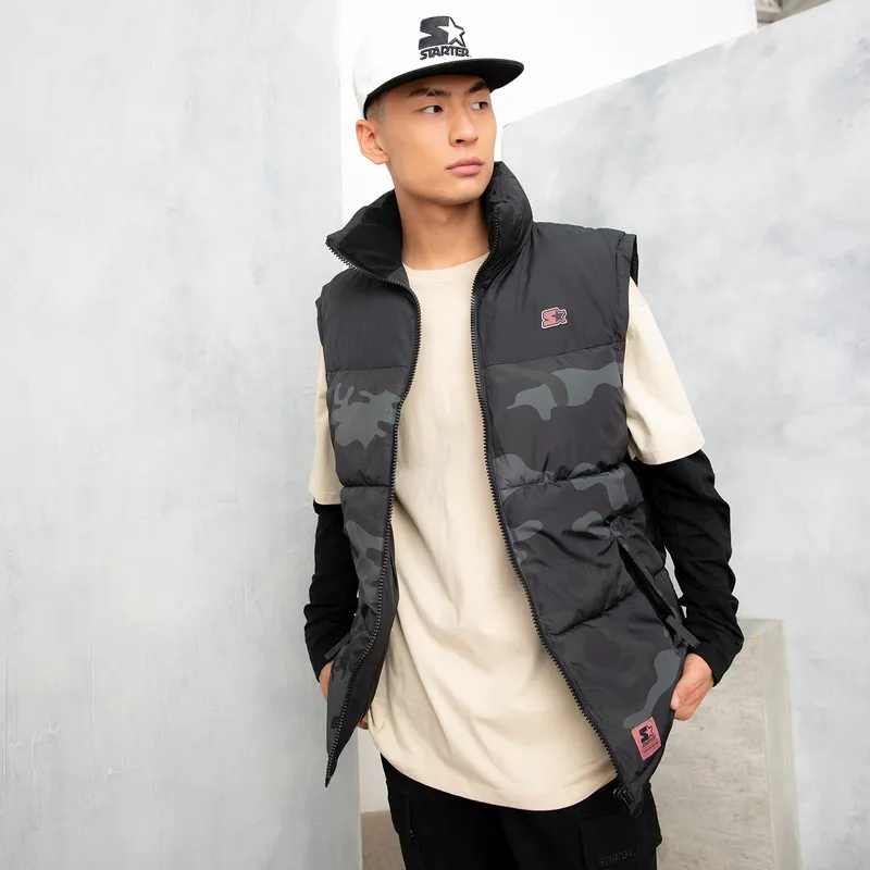 STARTER - Parka Sin Mangas Puffer Outerwear Recto Hombre Starter