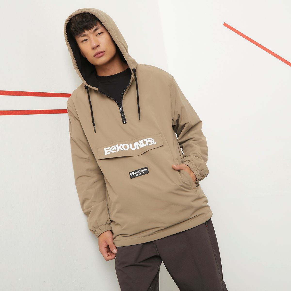 ECKO - Cortaviento Oversize Hombre Ecko
