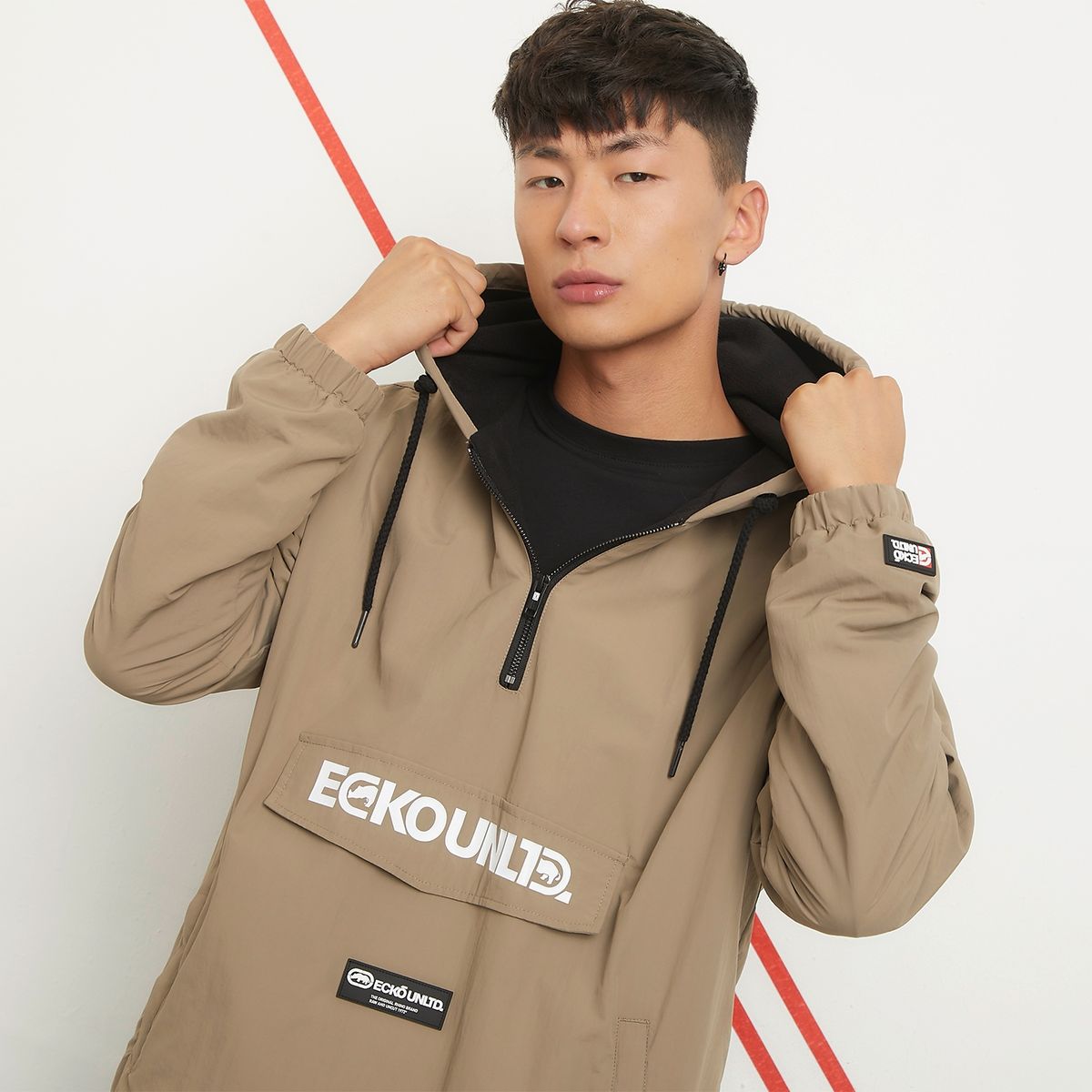ECKO - Cortaviento Oversize Hombre Ecko