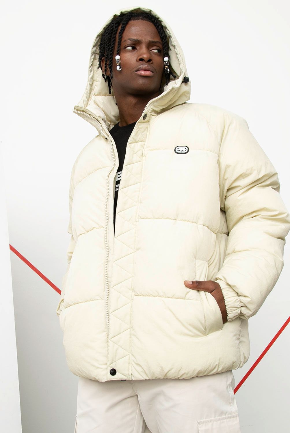 ECKO - Parka Puffer Recto Hombre Ecko