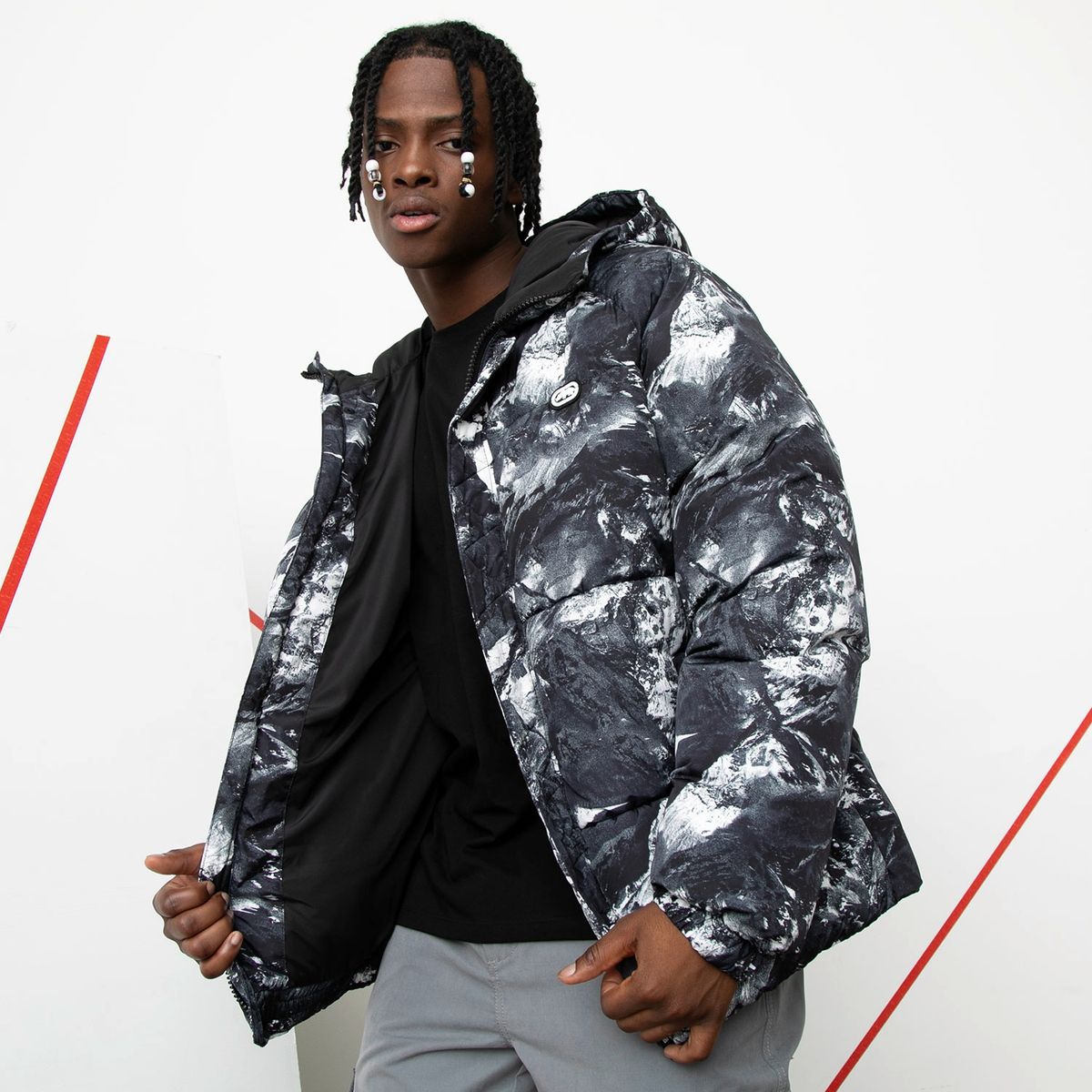 ECKO - Parka Puffer Recto Hombre Ecko