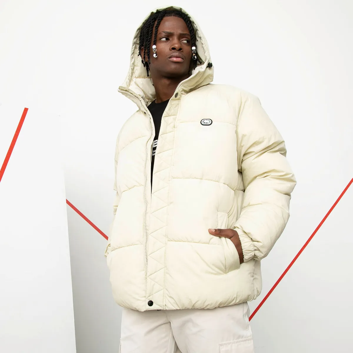 ECKO - Parka Puffer Recto Hombre Ecko