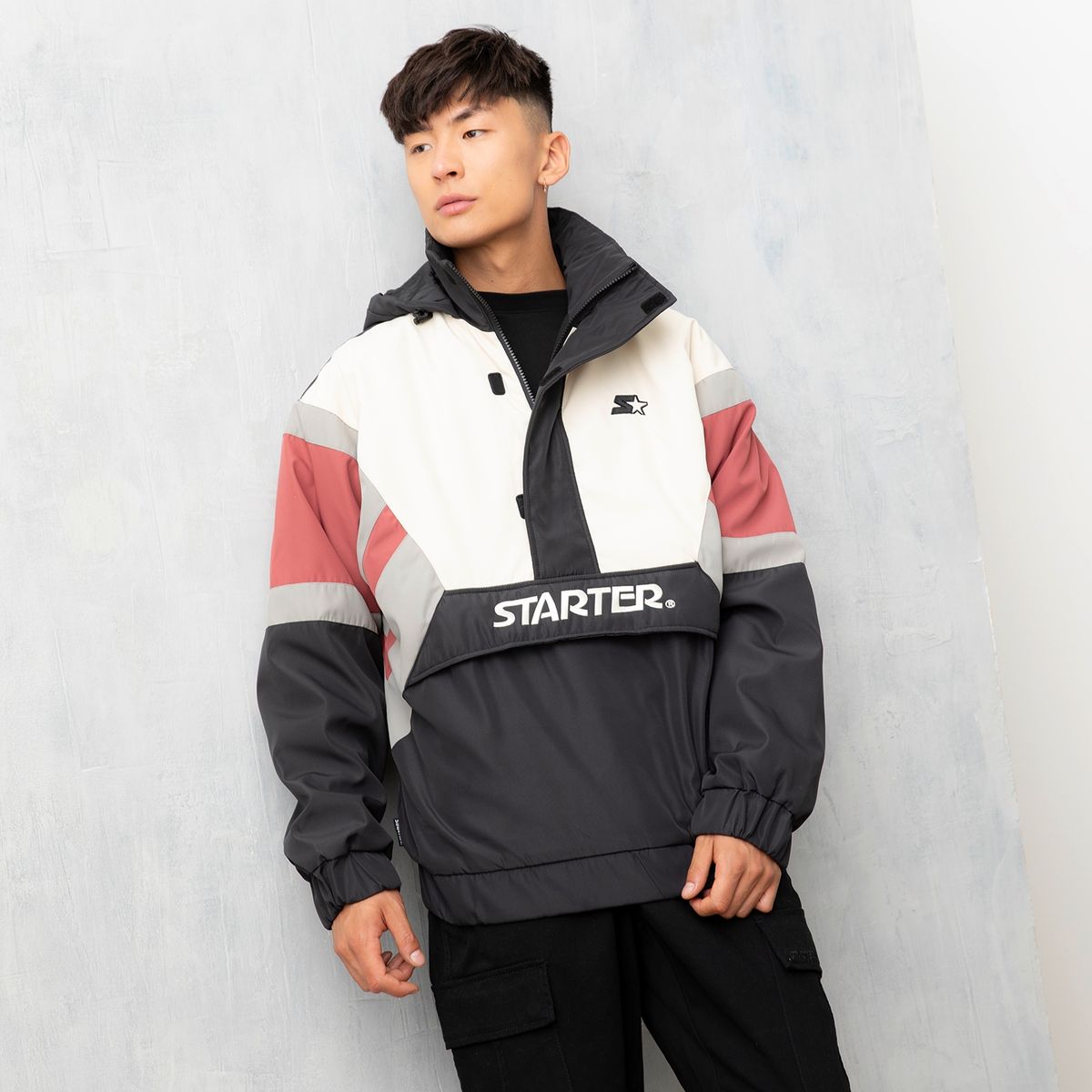 STARTER - Cortaviento Casual Recto Hombre Starter