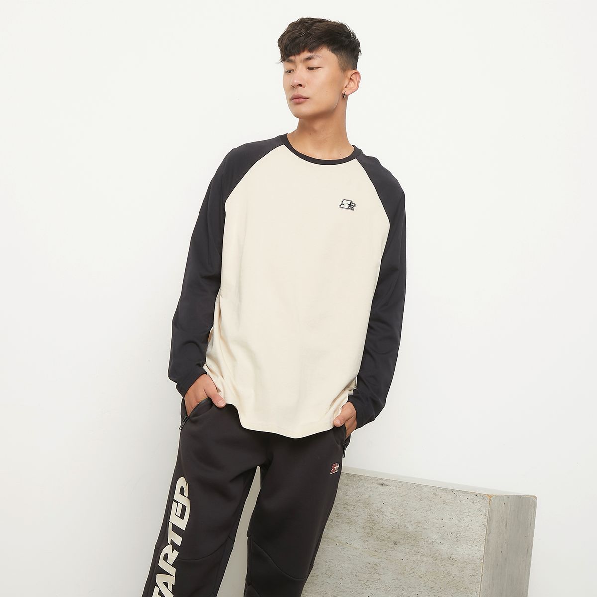 STARTER - Polera Manga Larga Relax Hombre Starter