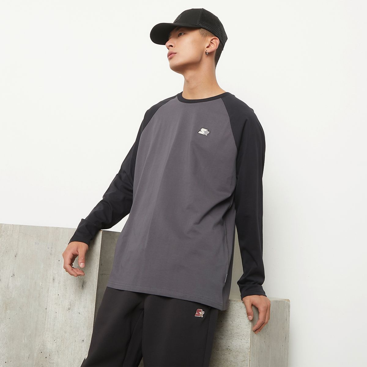 STARTER - Polera Manga Larga Relax Hombre Starter