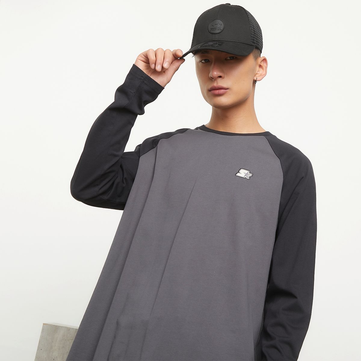 STARTER - Polera Manga Larga Relax Hombre Starter