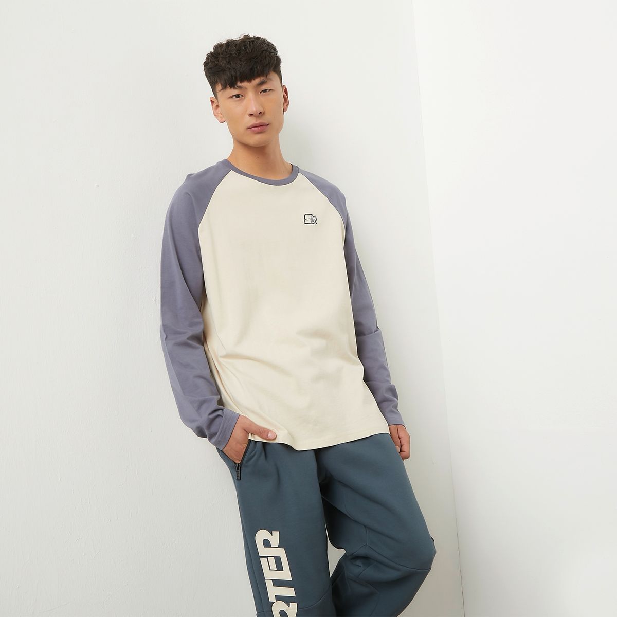 STARTER - Polera Manga Larga Relax Hombre Starter