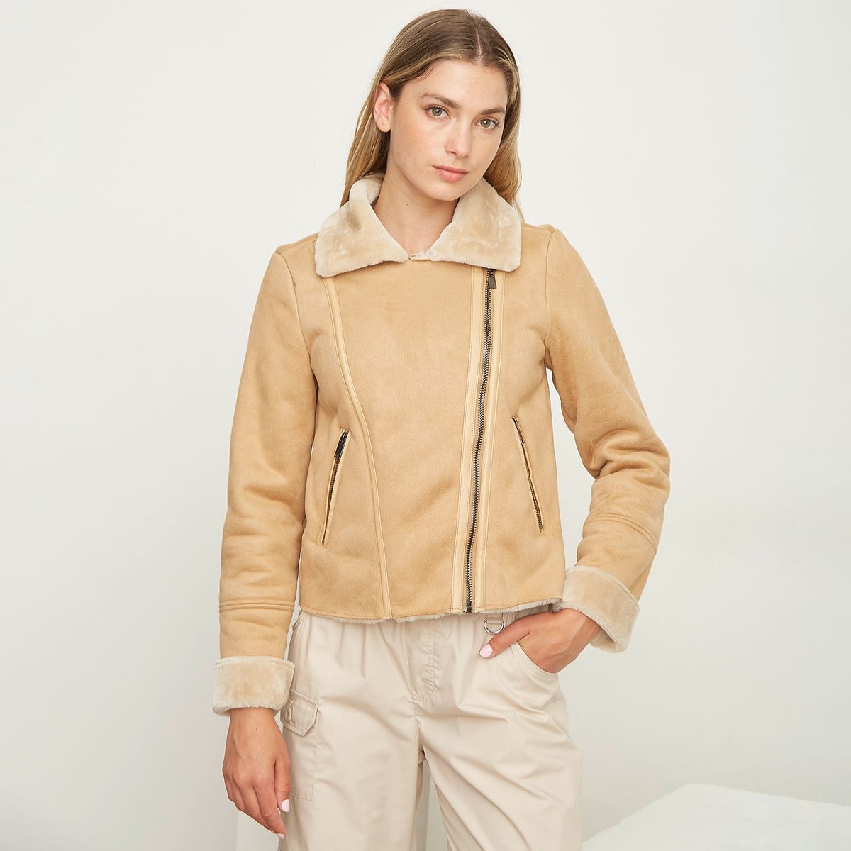SYBILLA - Chaquetón Aviadora Mujer Sybilla