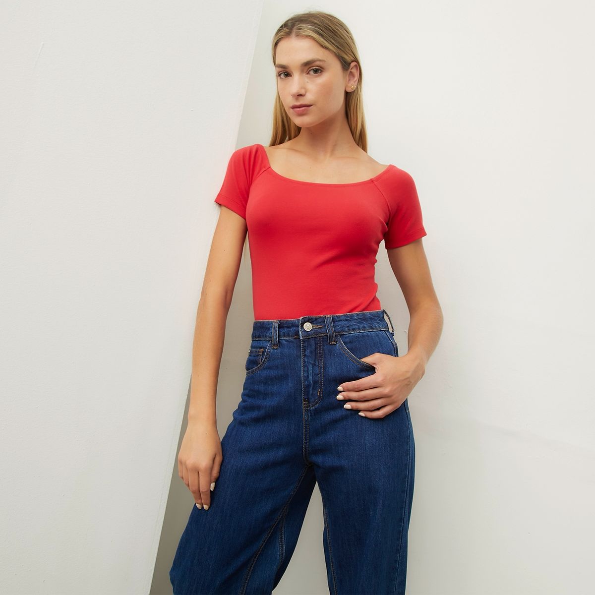 SYBILLA - Body Manga Corta Algodón Mujer Sybilla