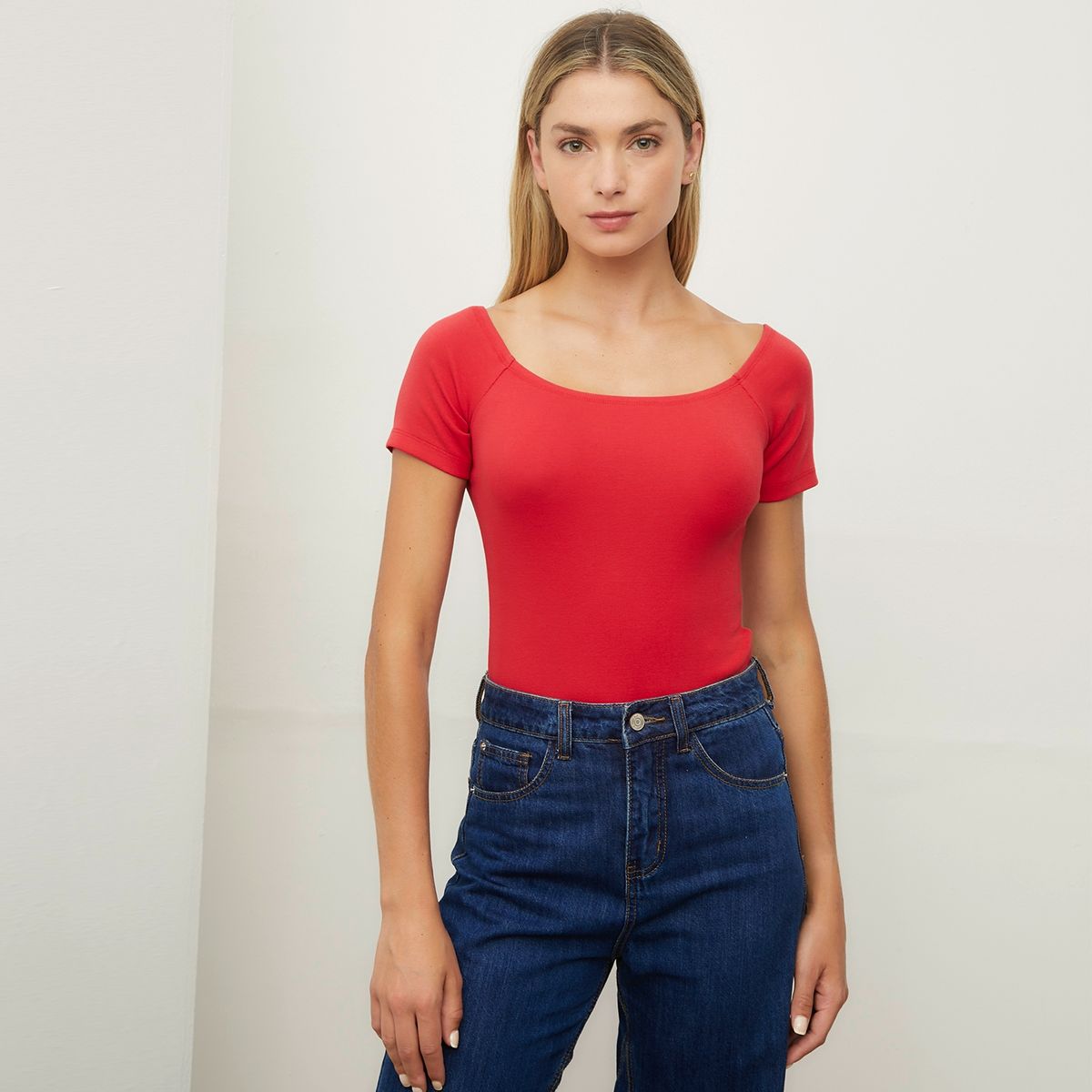 SYBILLA - Body Manga Corta Algodón Mujer Sybilla