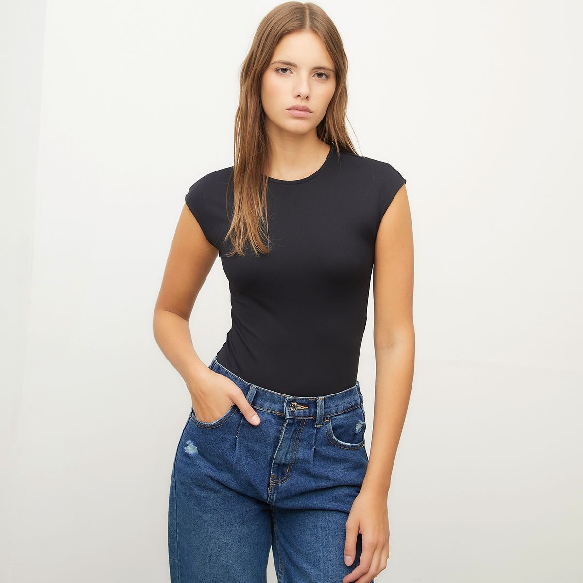 SYBILLA - Body Manga Corta Mujer Sybilla