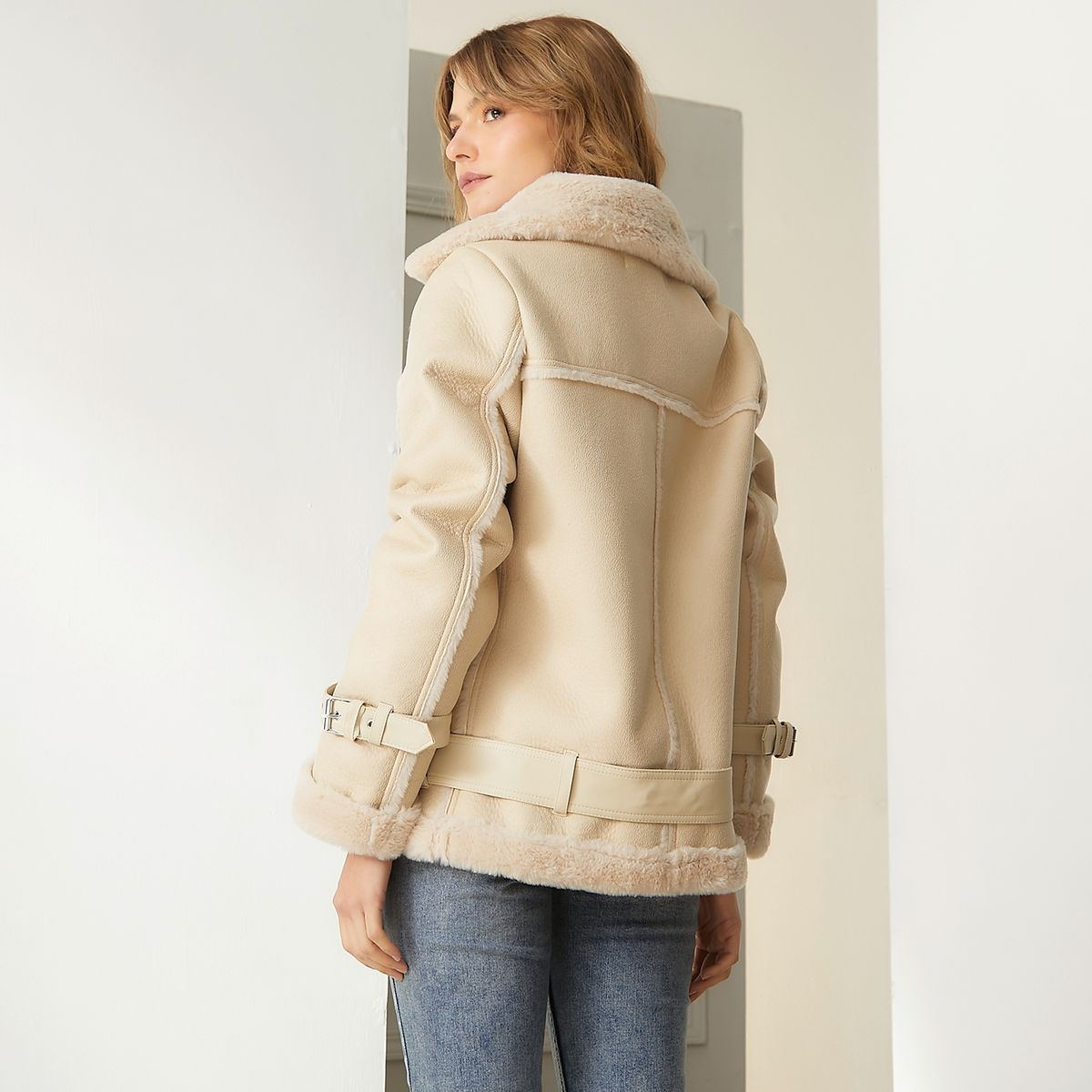 BASEMENT - Chaquetón Aviadora Mujer Basement