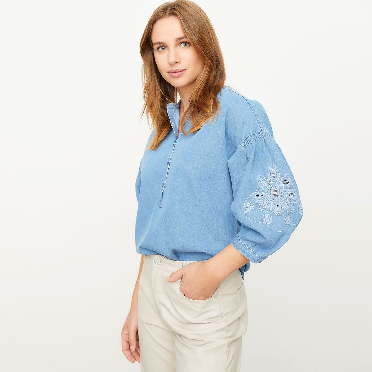 UNIVERSITY CLUB - Blusa Algodón Mujer University Club