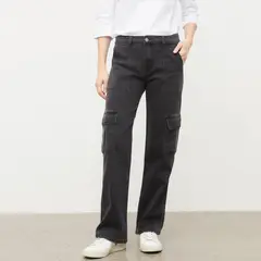 UNIVERSITY CLUB - Pantalón Cargo Tiro Alto Mujer
