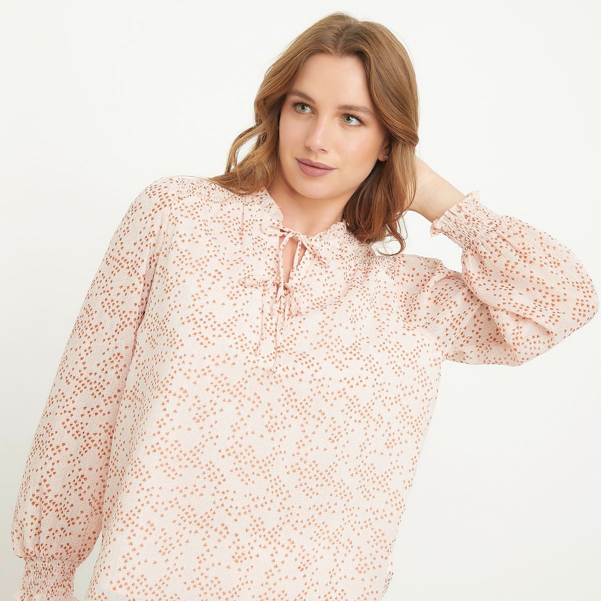 ELLE - Blusa Manga Larga Mujer Elle