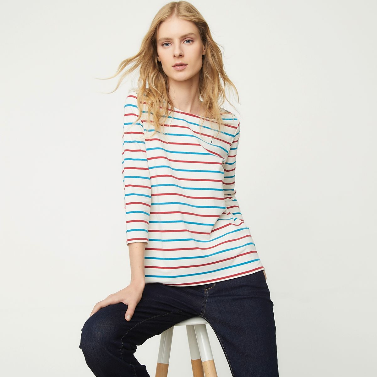 ELLE - Polera Algodón Mujer Elle