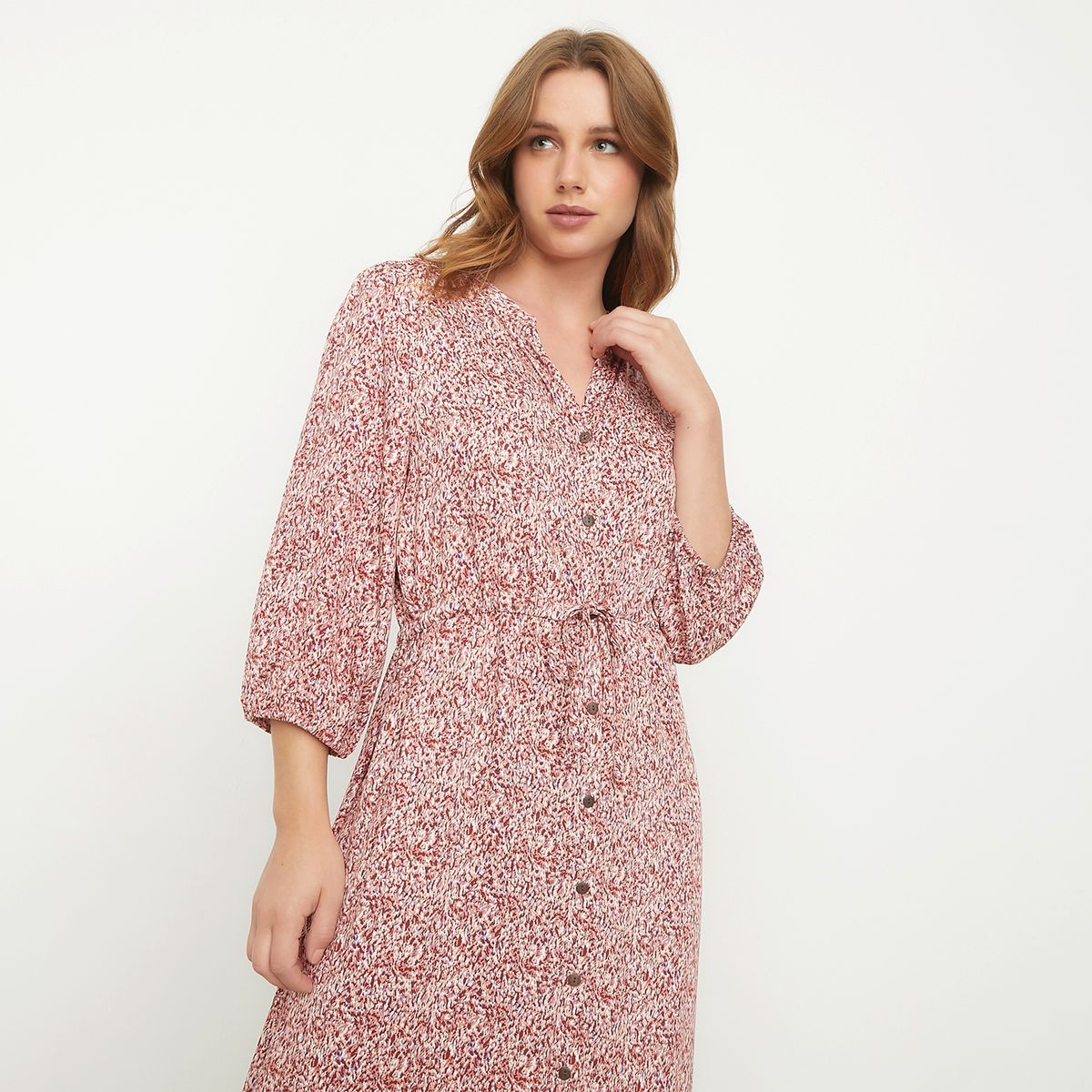 ELLE - Vestido Midi Mujer Elle