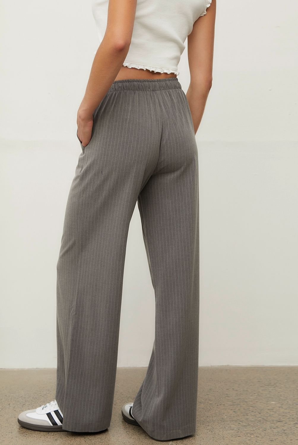 SYBILLA - Pantalón Pijamero Wide Leg Tiro Alto Mujer Sybilla