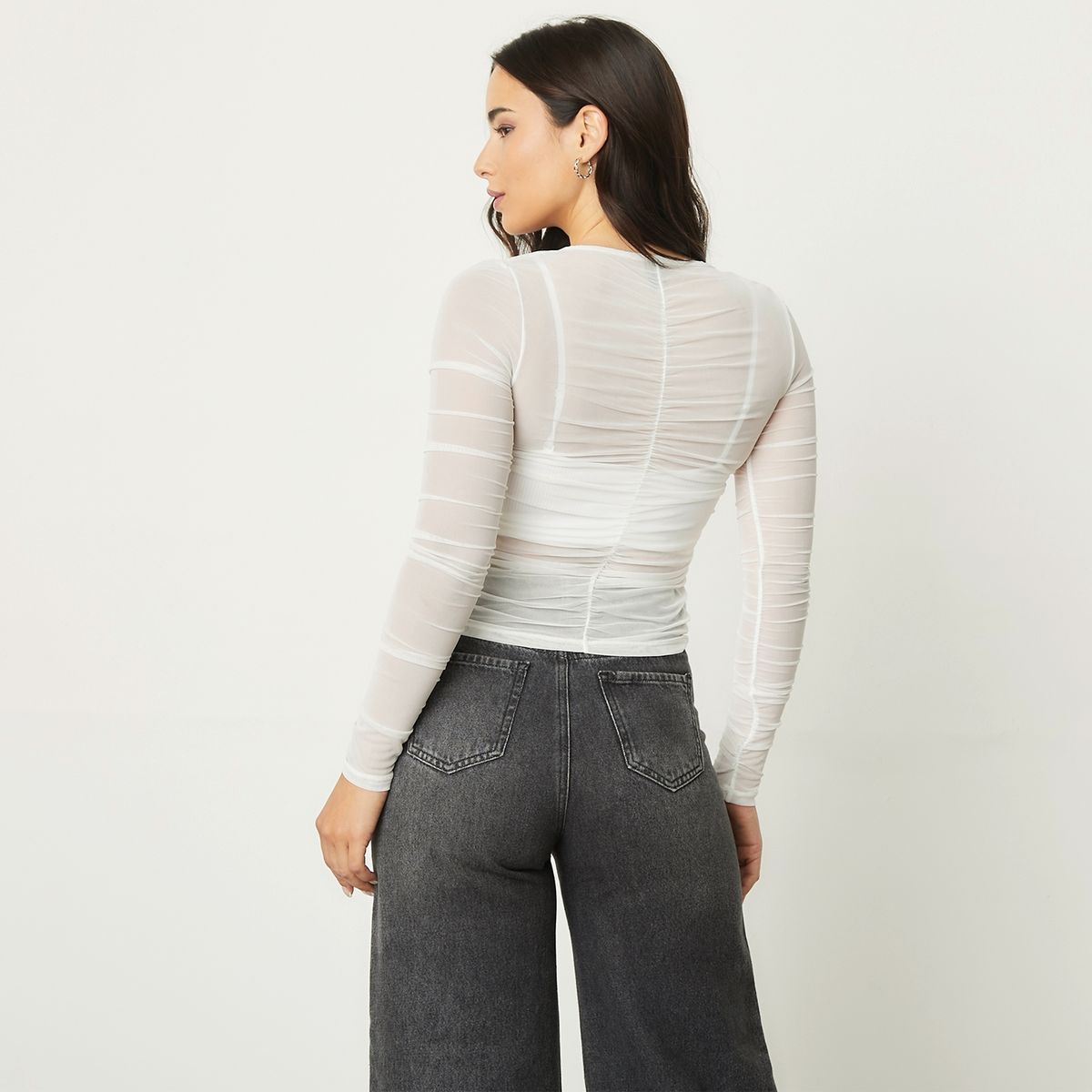 MOSSIMO - Blusa Manga Corta Mujer Mossimo