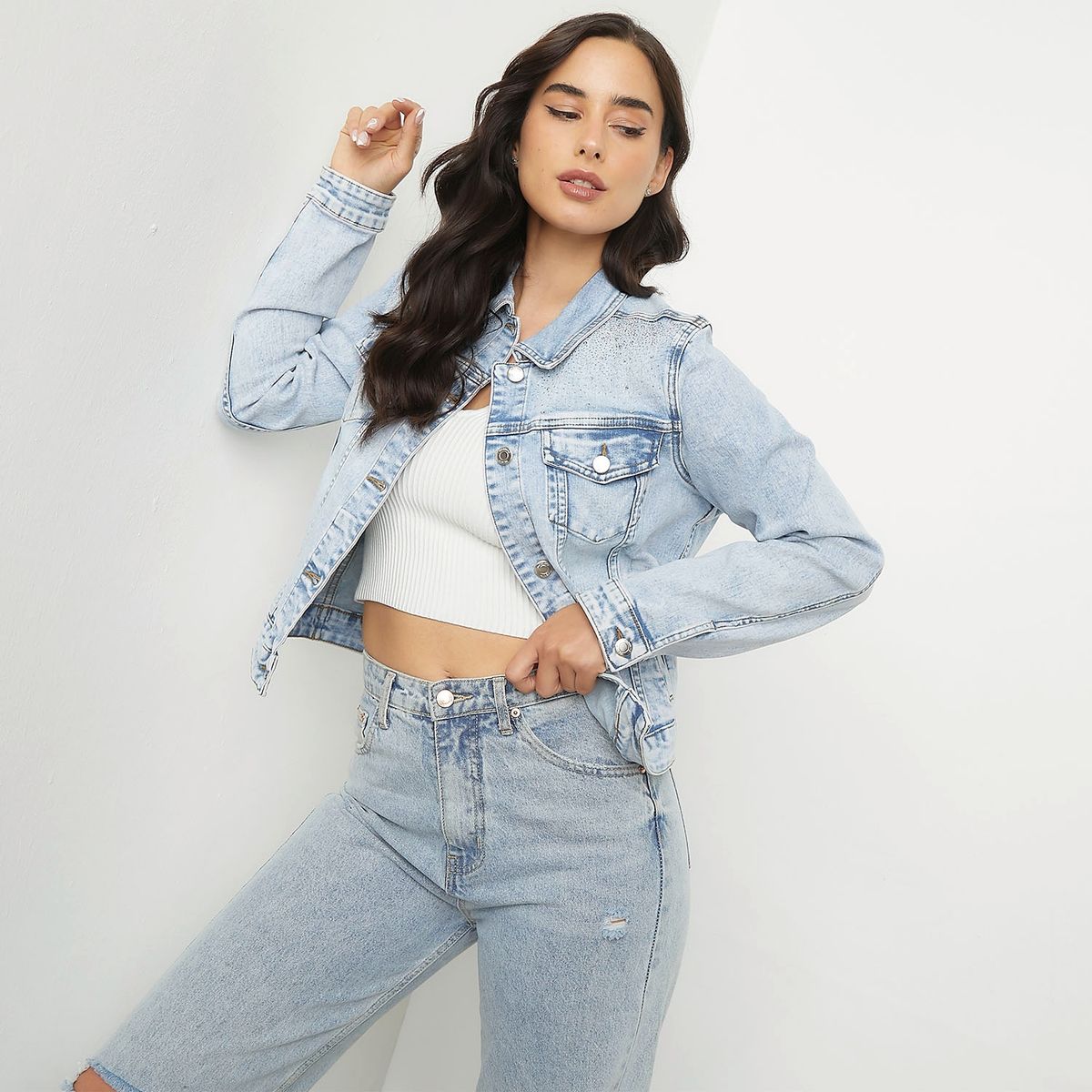 MOSSIMO - Chaquetas De Jeans Mujer Mossimo