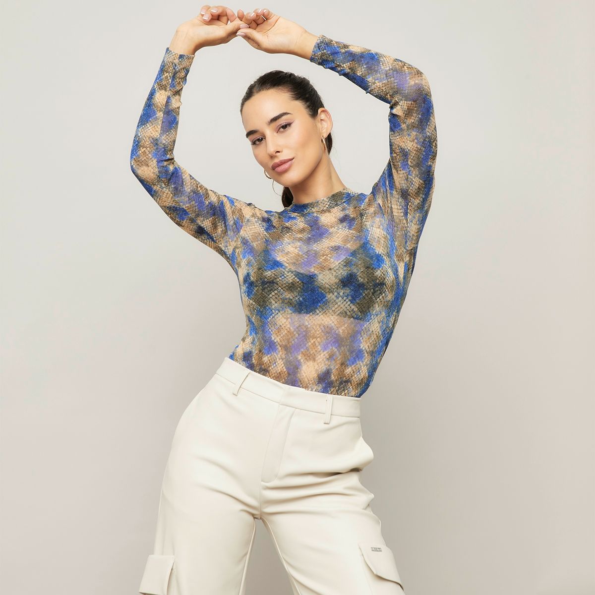 MOSSIMO - Body Manga Larga Mujer Mossimo