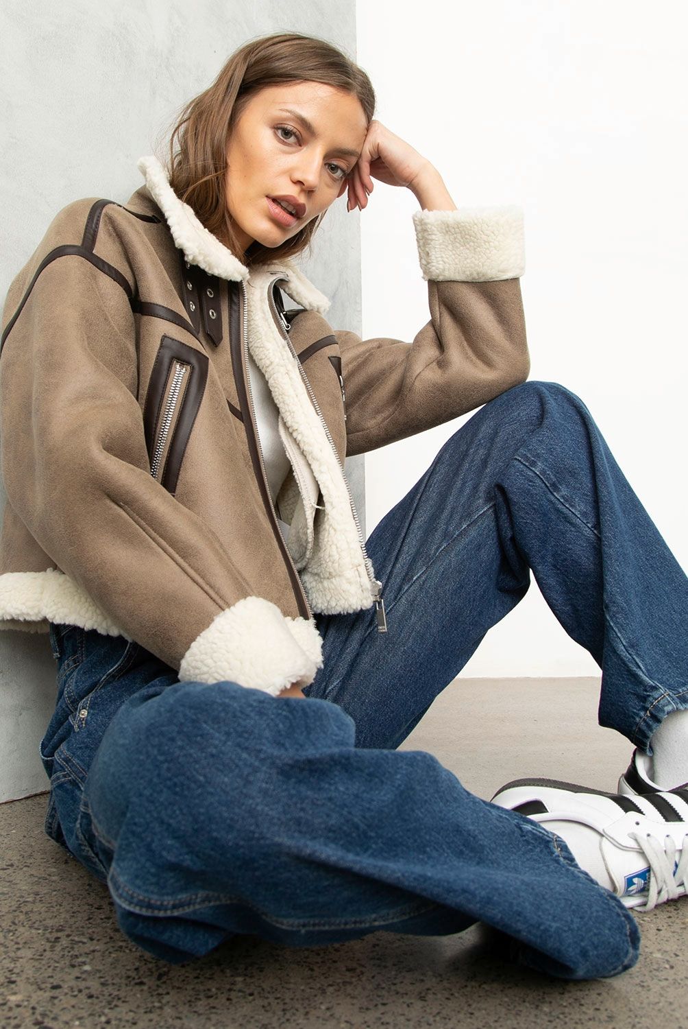 AMERICANINO - Chaqueta Eco Cuero Mujer Americanino