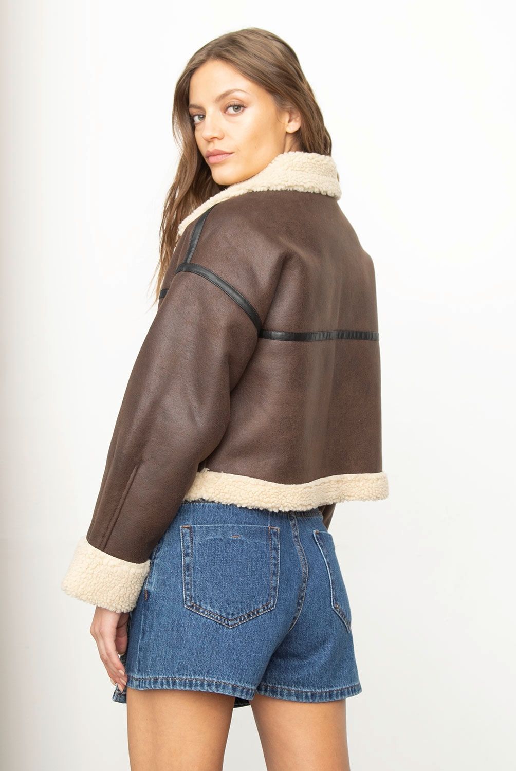 AMERICANINO - Chaqueta Eco Cuero Mujer Americanino
