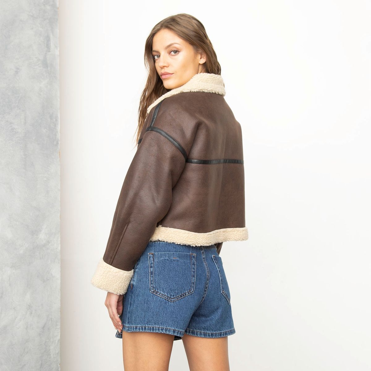 AMERICANINO - Chaqueta Eco Cuero Mujer Americanino