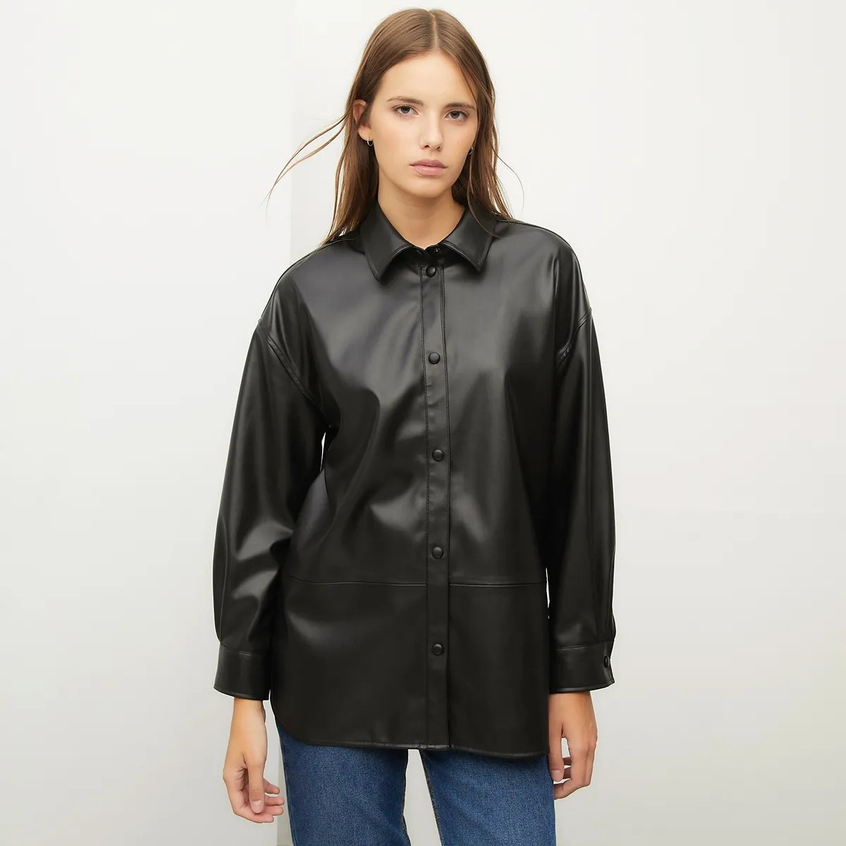 SYBILLA - Chaqueta Eco Cuero Mujer Sybilla