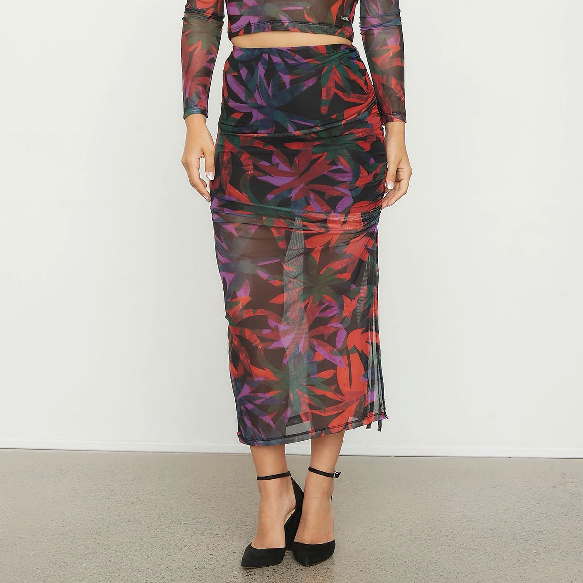 MOSSIMO - Falda Larga Mujer Mossimo