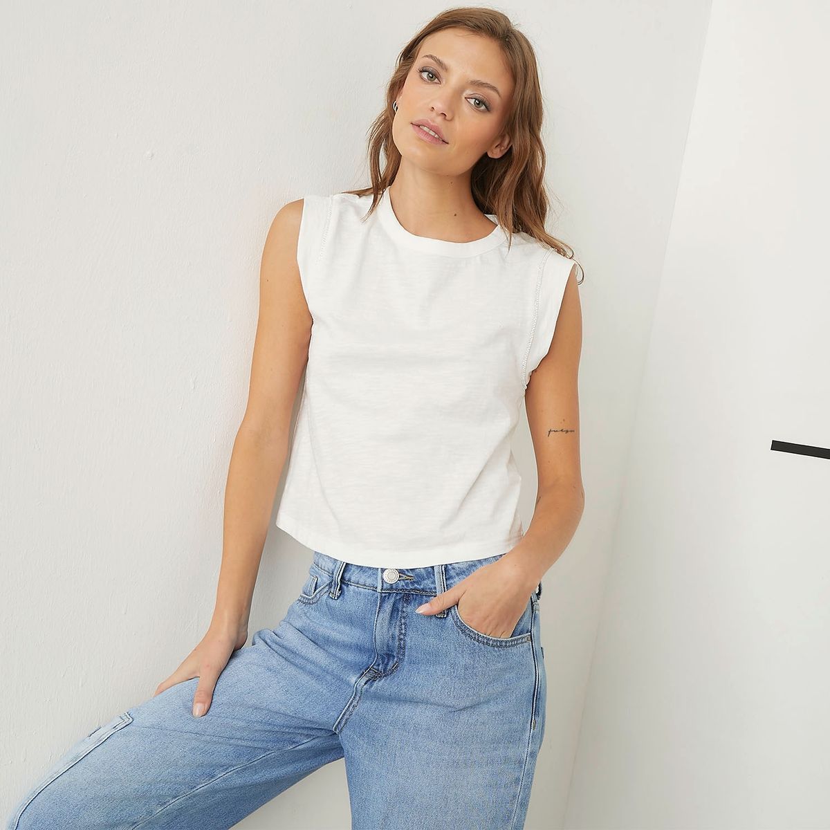 AMERICANINO - Polera Sin Mangas Mujer Americanino