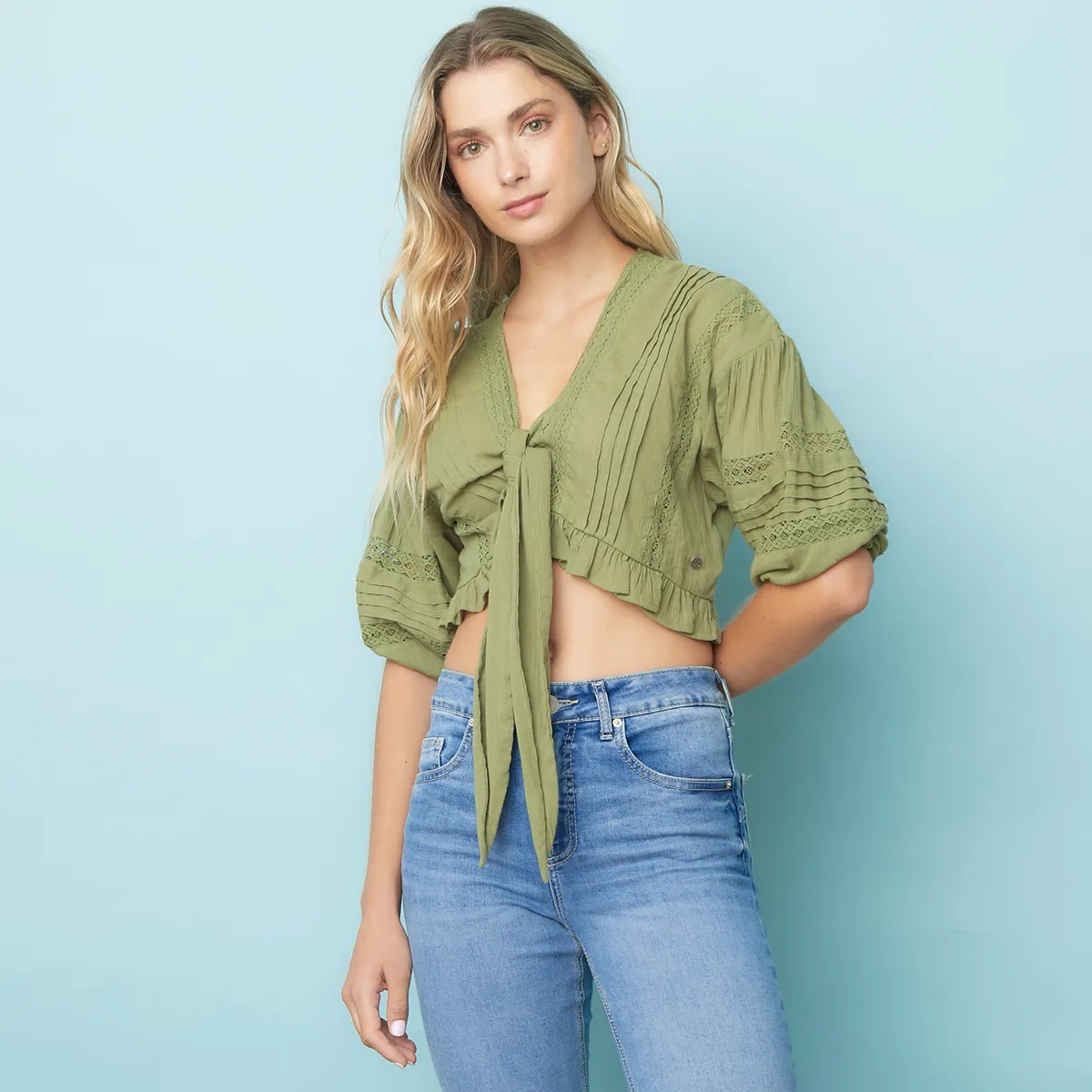 DOO AUSTRALIA - Blusa Manga Larga Algodón Mujer Doo Australia