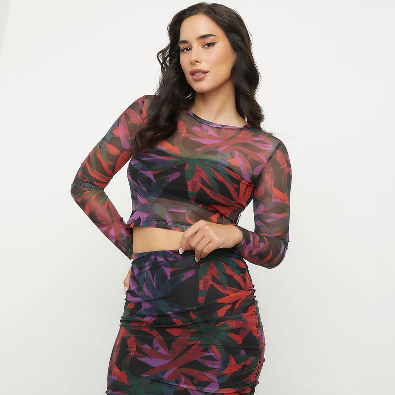 MOSSIMO - Polera Manga Larga Mujer Mossimo