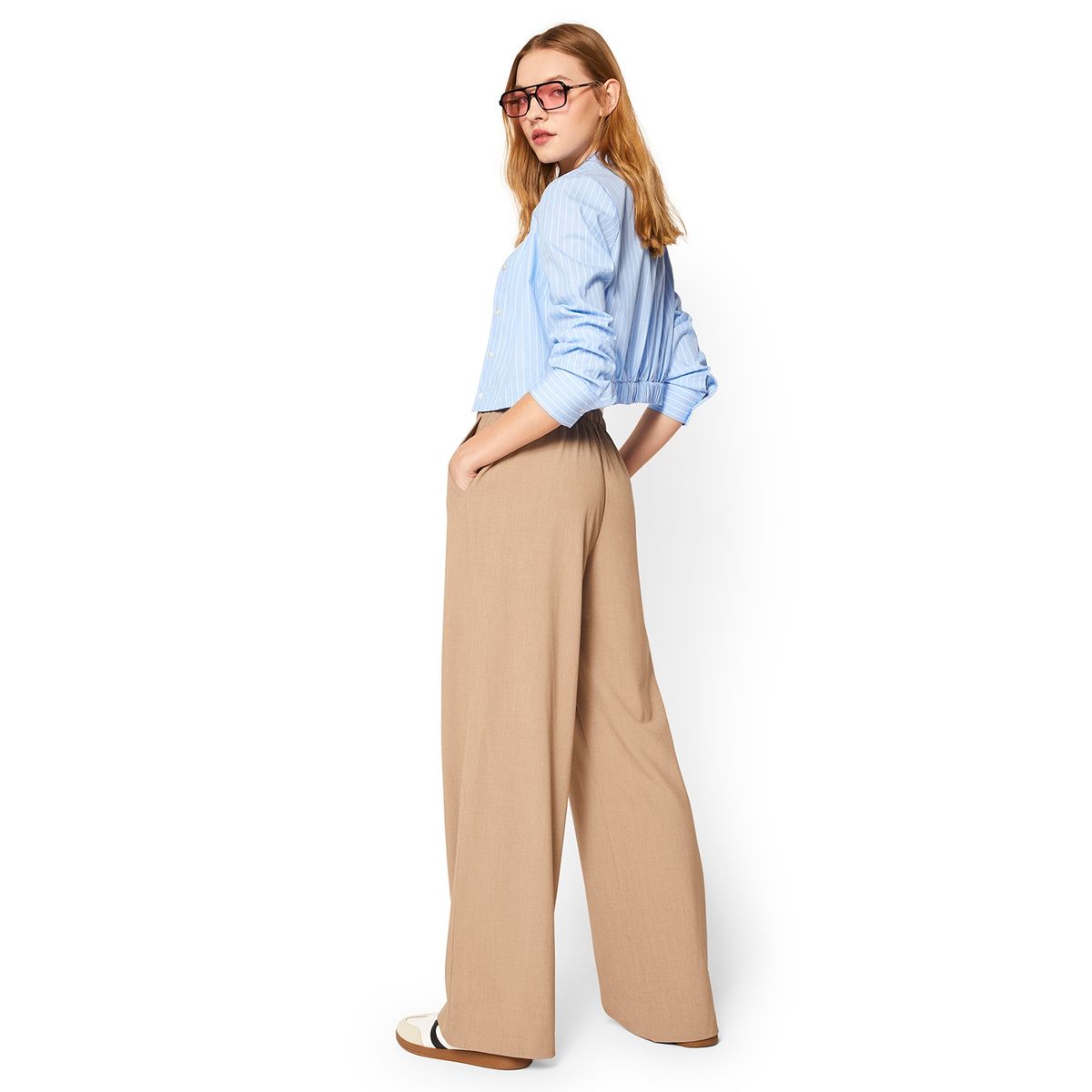 SYBILLA - Blusa Manga Larga Algodón Mujer Sybilla