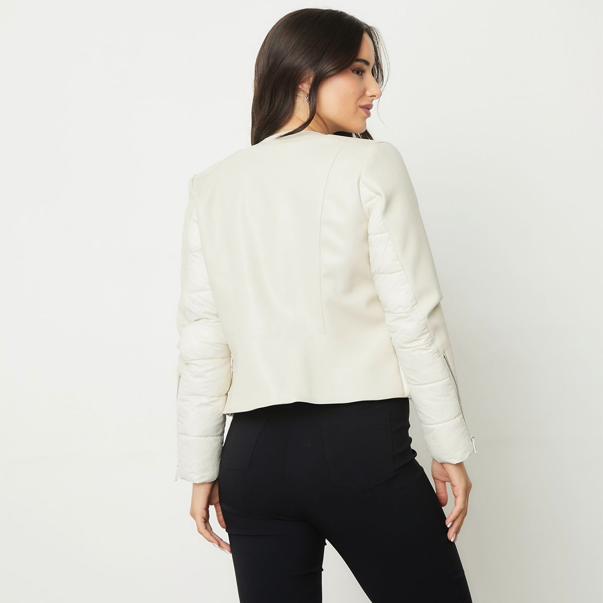 MOSSIMO - Chaqueta Cuero Mujer Mossimo