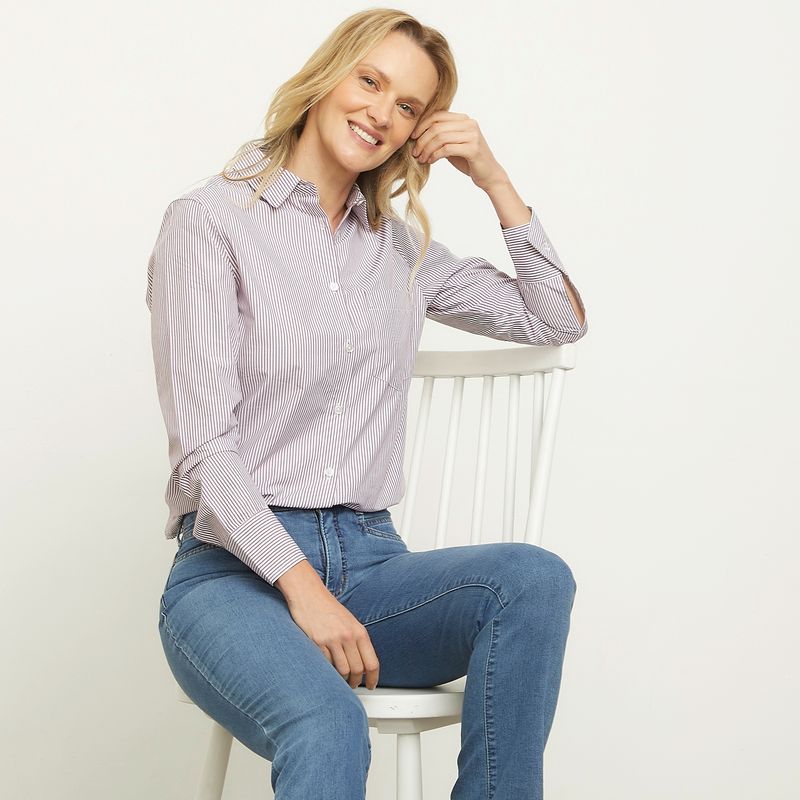 NEWPORT - Blusa Manga Larga Mujer Newport
