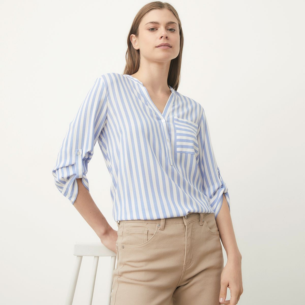 UNIVERSITY CLUB - Blusa Mujer University Club Viscosa Manga 3/4 Estampada