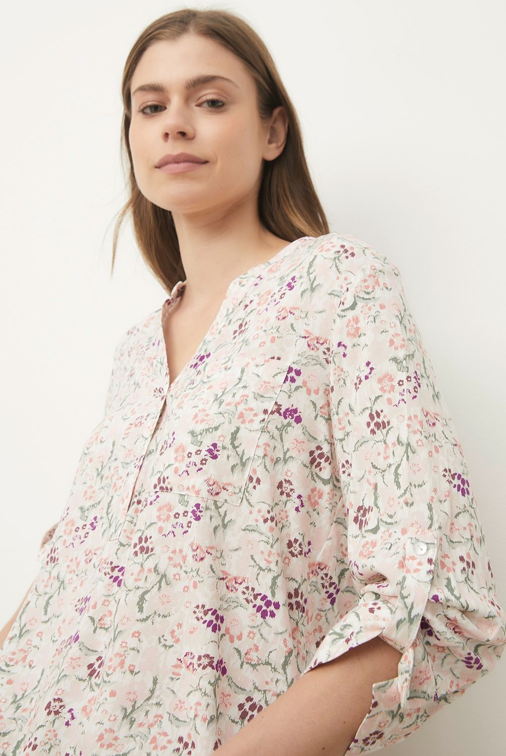 UNIVERSITY CLUB - Blusa Mujer University Club Viscosa Manga 3/4 Estampada