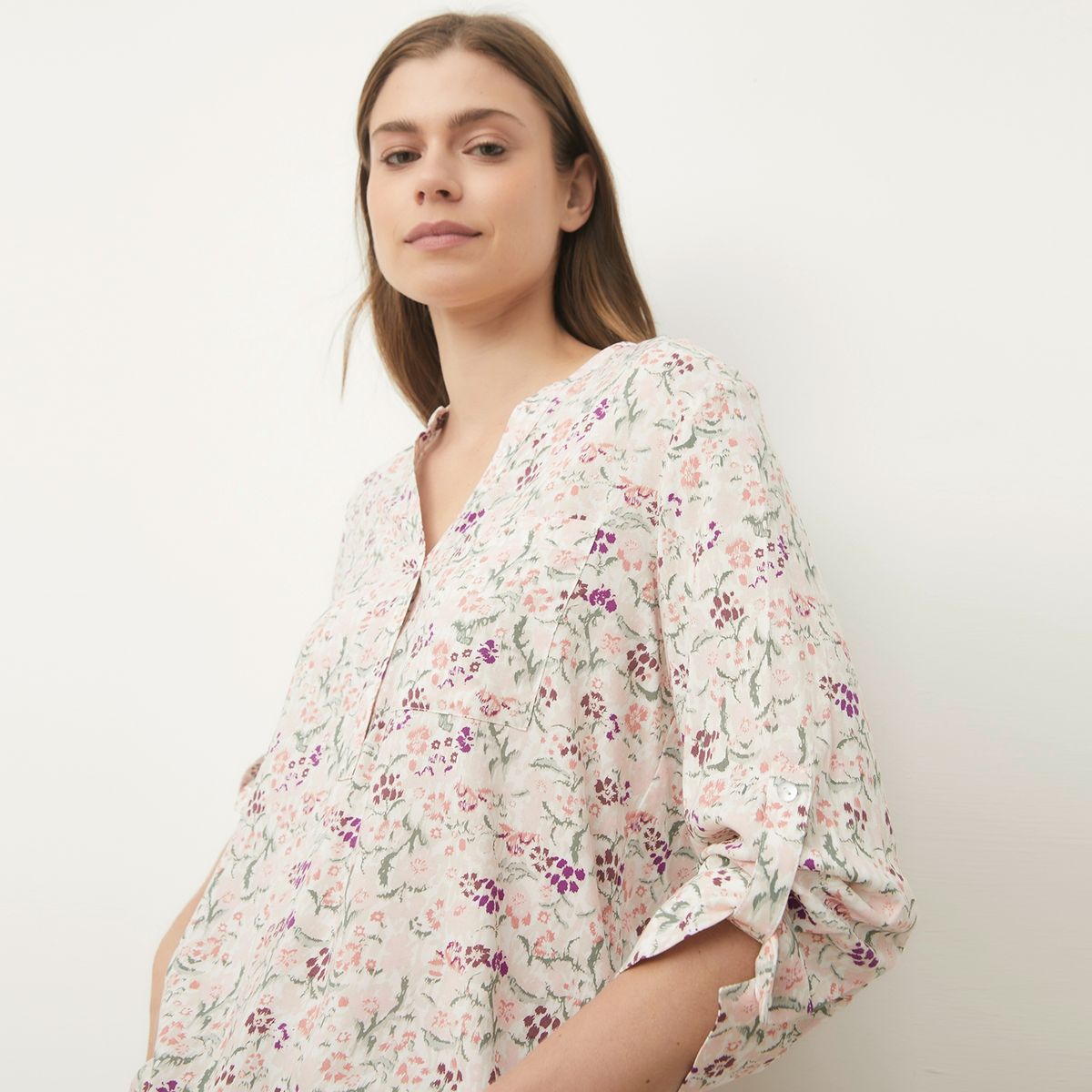 UNIVERSITY CLUB - Blusa Mujer University Club Viscosa Manga 3/4 Estampada