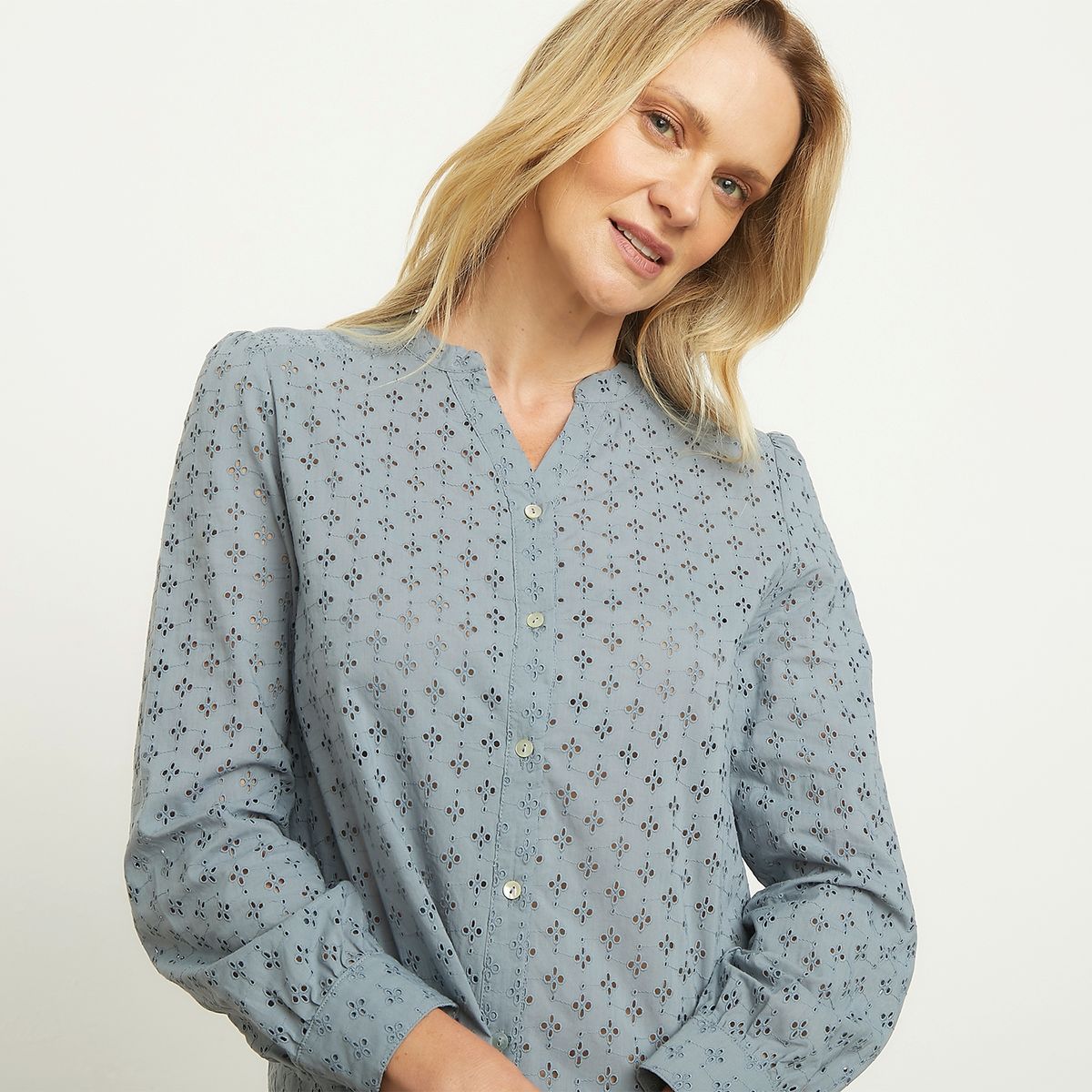 NEWPORT - Blusa Manga Larga Mujer Newport