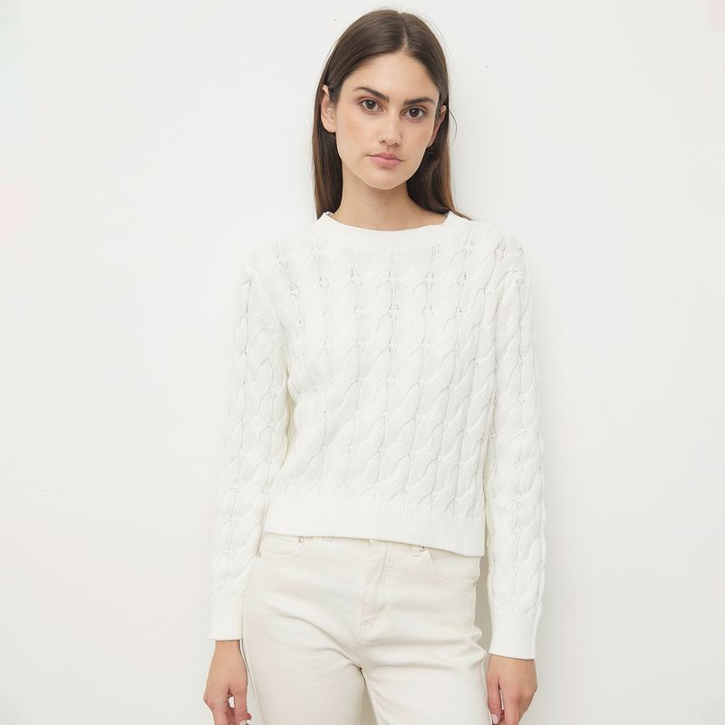 BASEMENT - Sweater Manga Larga Mujer Basement