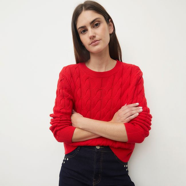 BASEMENT - Sweater Manga Larga Mujer Basement