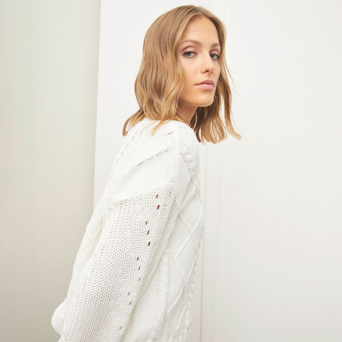 BASEMENT - Sweater Manga Larga  Mujer Basement