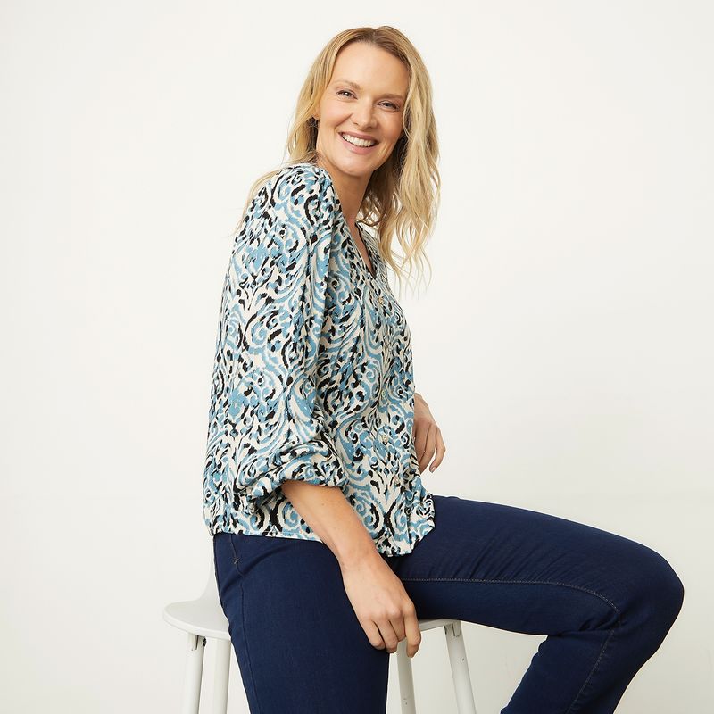 NEWPORT - Blusa Manga Larga Mujer Newport