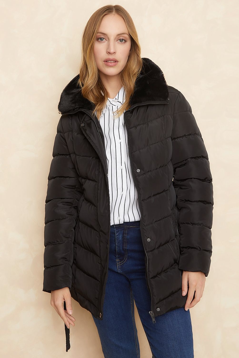 APOLOGY - Parka Con Cinturón Mujer Apology