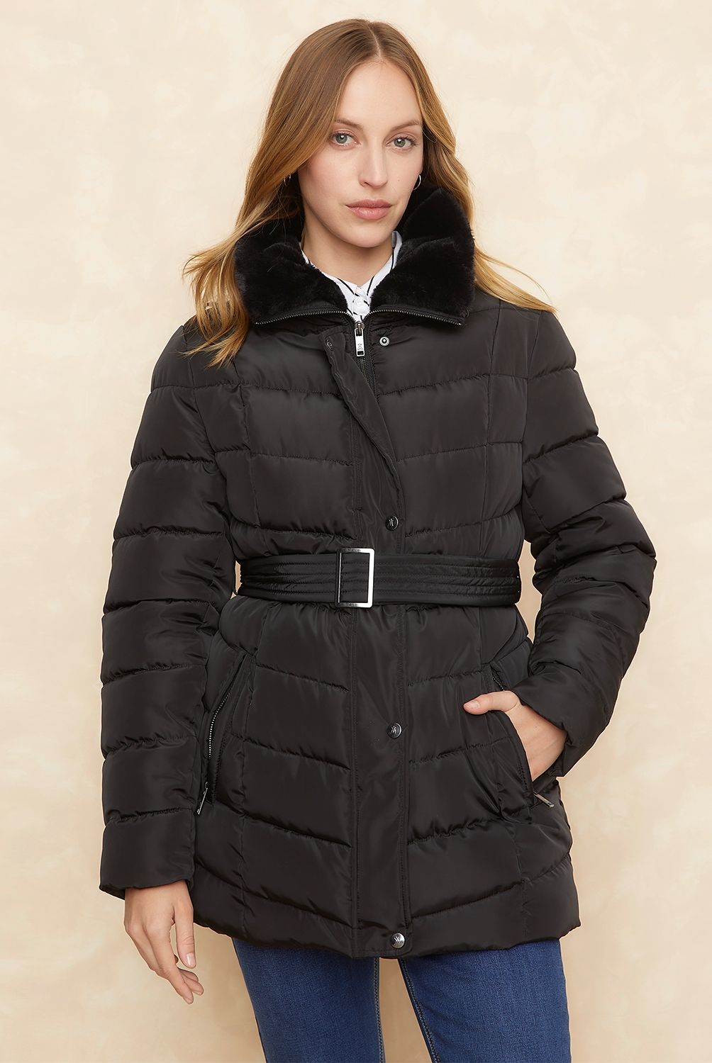 APOLOGY - Parka Con Cinturón Mujer Apology