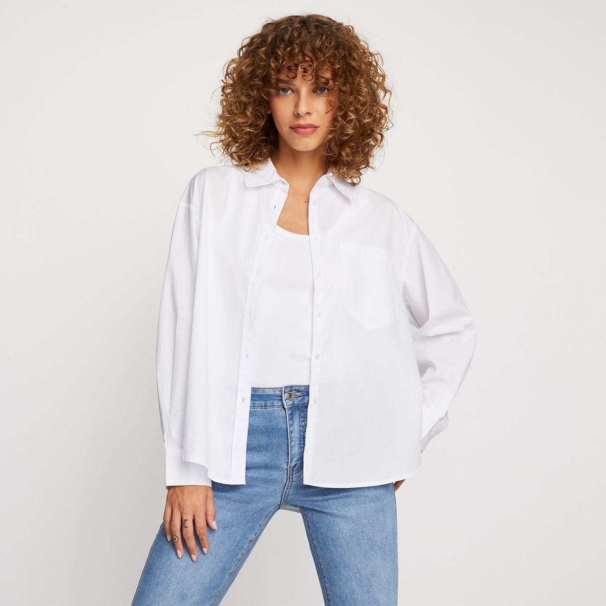 UNIVERSITY CLUB - Blusa Manga Larga Algodón Mujer University Club